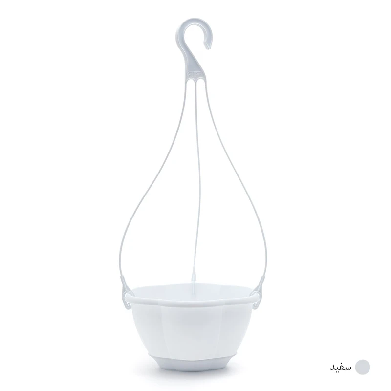 گلدان آویز گل آذین مدل مارانتا 320 (Anti- UV) - مشکی
