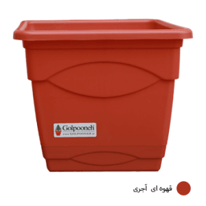 گلدان گلپونه مدل آزالیا مربعی 165