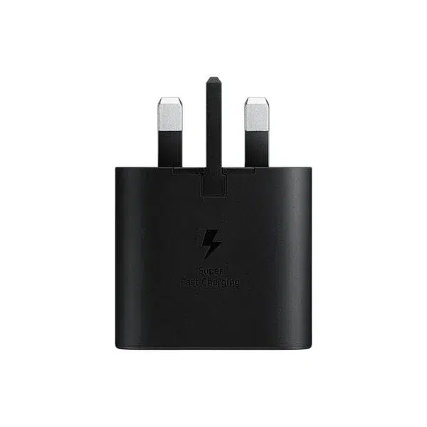 آداپتور سه پین Samsung 25W برد مشکی مدل EP-TA800 با گارانتی