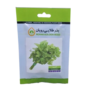 بذر سبزی گشنیز برند بذر طلایی رویان